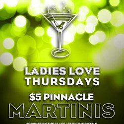 $5 Pinnacle Martinis